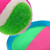 Vista 7 de Toss and Catch Ball Game Set, Catch Game Toys with 6 Paddles and 3 Balls, Outdoor Paddle Ball Beach Games Backyard Ball Throw Sports Games for Kids