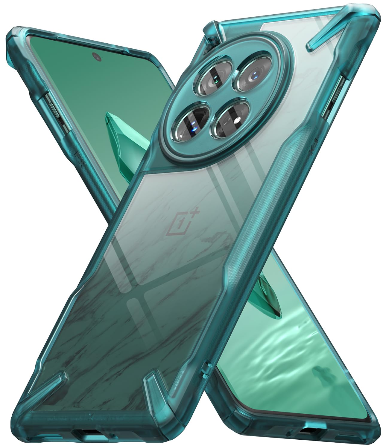 Ringke Fusion-X Compatible with OnePlus 12 5G Case Cover Transparent Hard Back Soft Flexible TPU Bumper Scratch Resistant Shockproof Protection OnePlus 12 Back Cover - Turquoise Green (B0CWL12QN5) Amazon Price History, Amazon Price Tracker