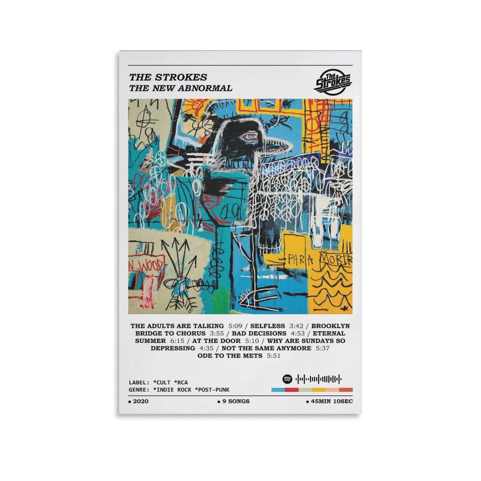 Amazon.com: Póster de The Strokes The New Anormal, portada de