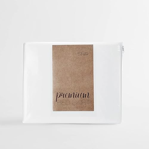 Miniatura 4 de Falda para cama Simply Soft de lino plisada, de alta calidad, funda con volantes para la cama