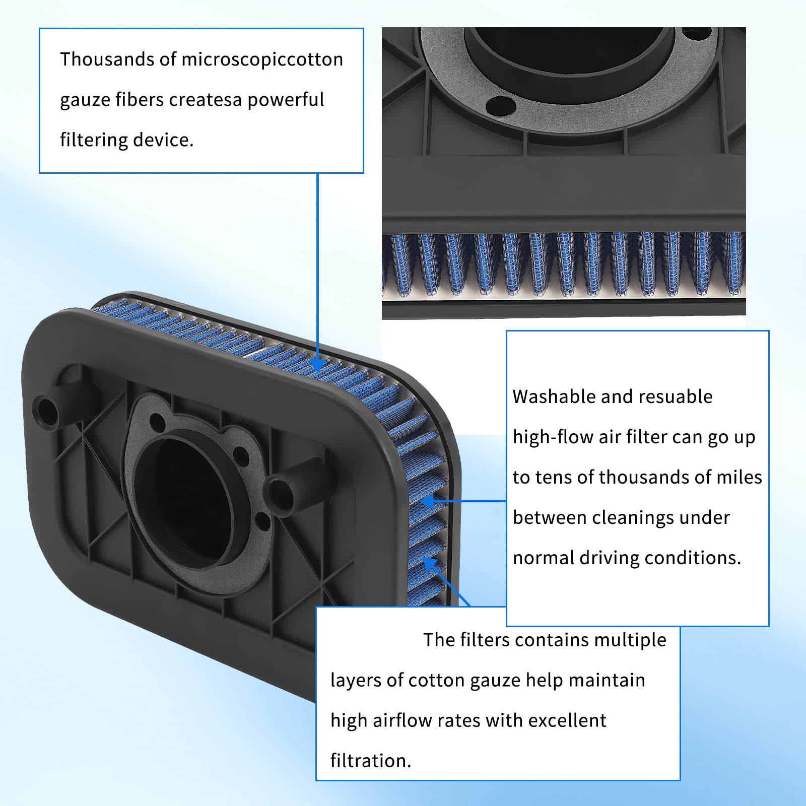 ハリウッドエァー TC Bros Louvered Air Cleaner For Harley CV / EFI 1991-2022