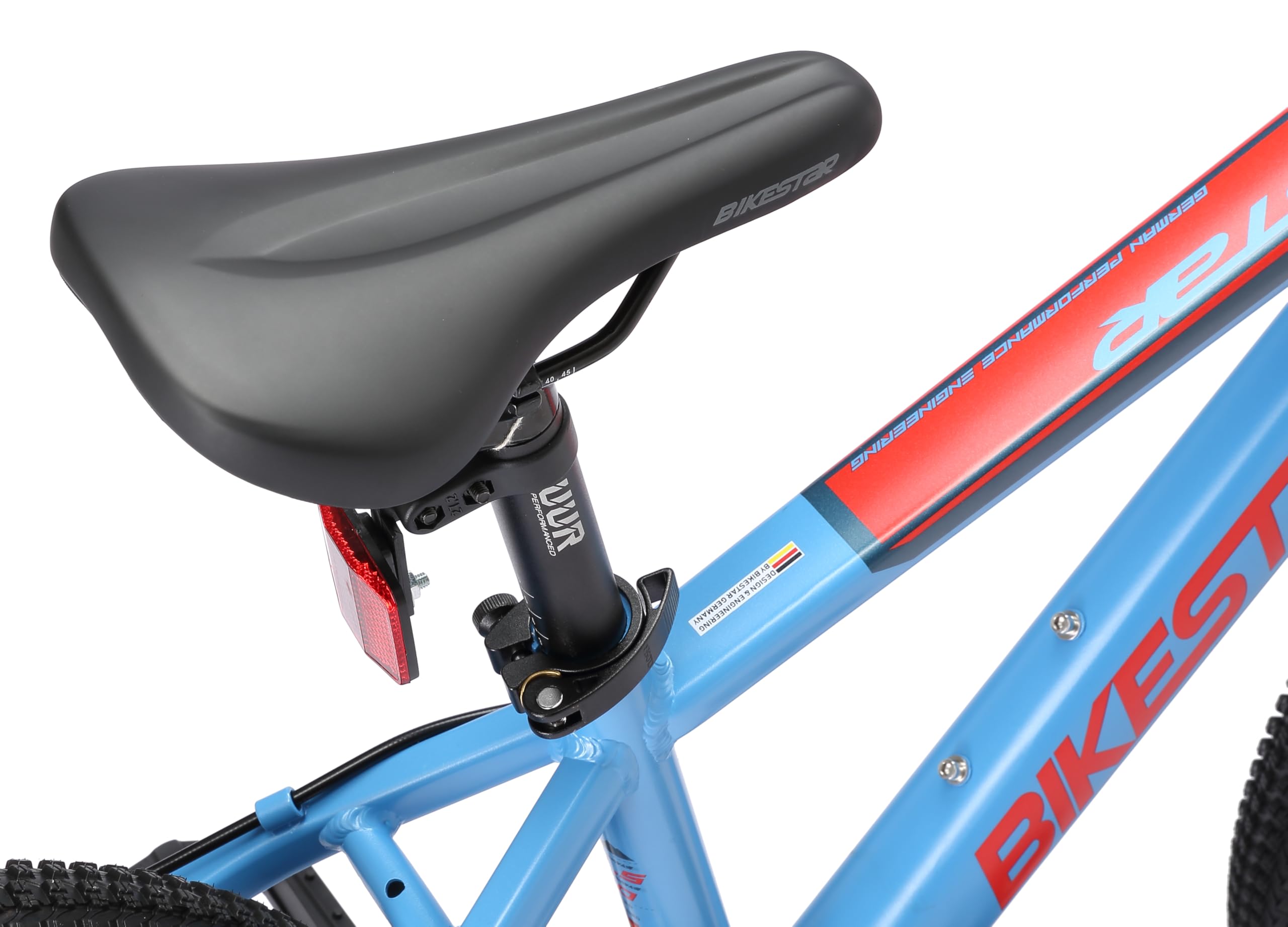 BIKESTAR Bicicleta de montaña Juvenil de Aluminio 20 Pulgadas de 6 a 9 años | Bici niños Cambio Shimano de 7 velocidades, Freno de Disco, Horquilla de suspensión |