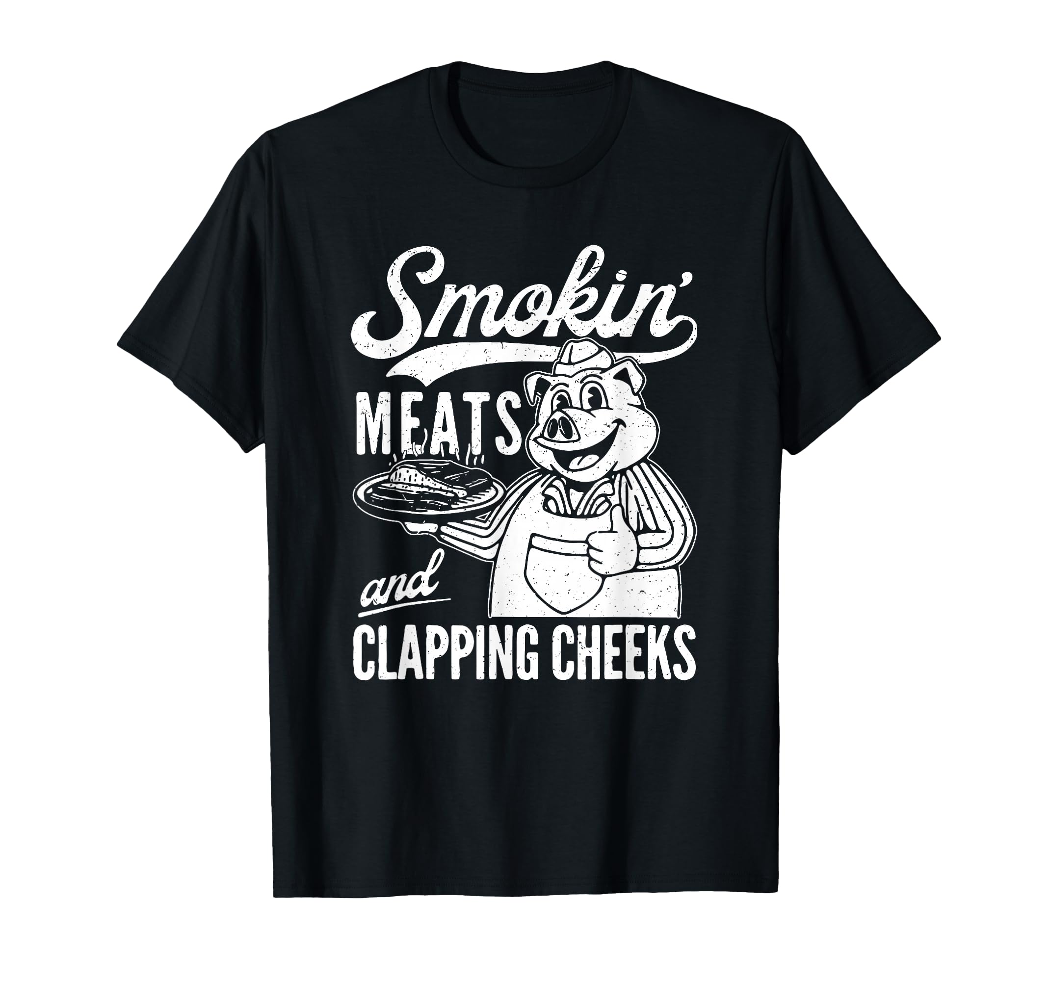 Smokin' Meats and Clapping Cheeks, Kitchen Chef T-Shirt