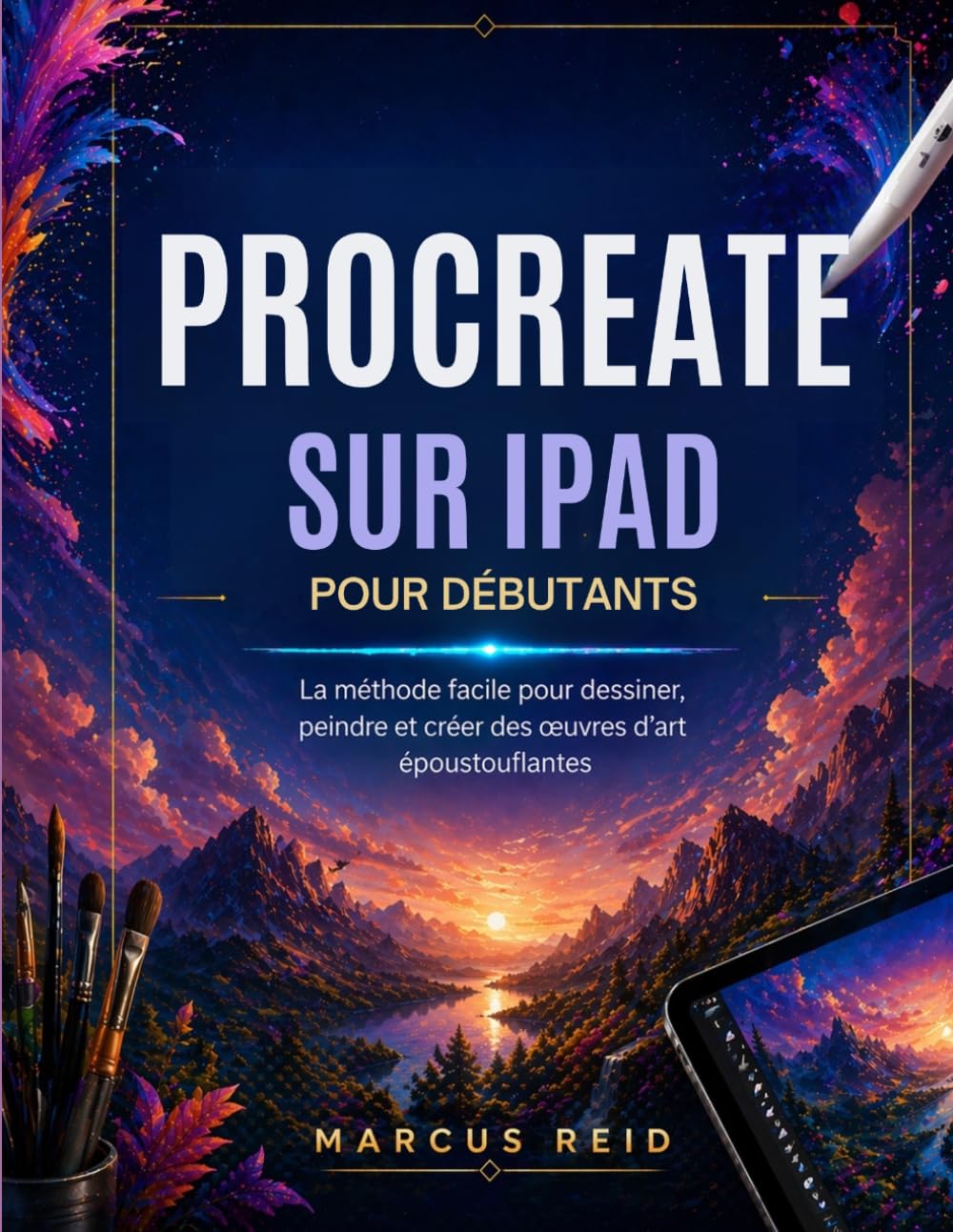 PROCREATE SUR IPAD POUR DÉBUTANTS: La méthode facile pour dessiner, peindre et créer des œuvres d'art époustouflantes