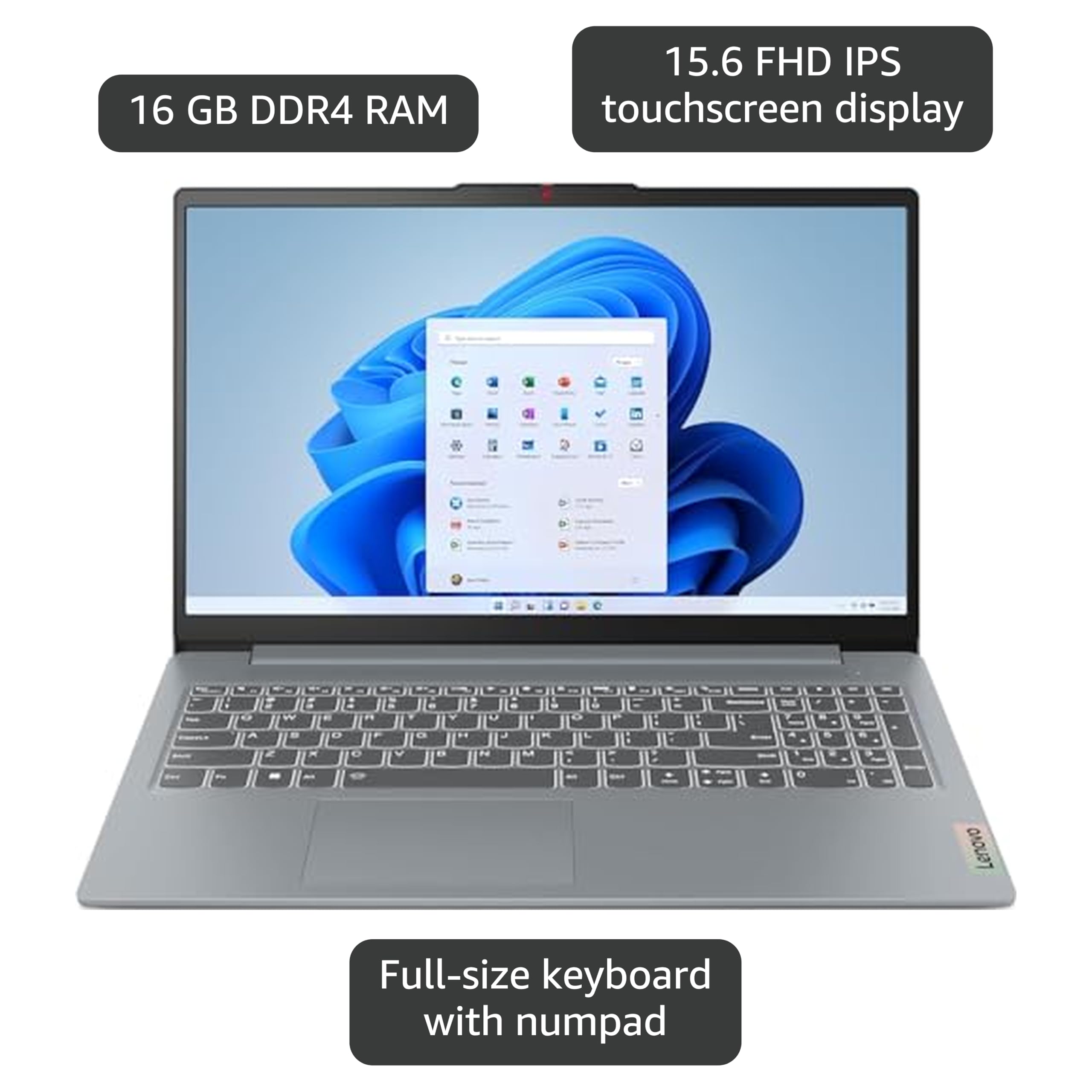 Amazon.com: Lenovo IdeaPad Slim 3 15ABR8-2025 New Laptop - 15.6
