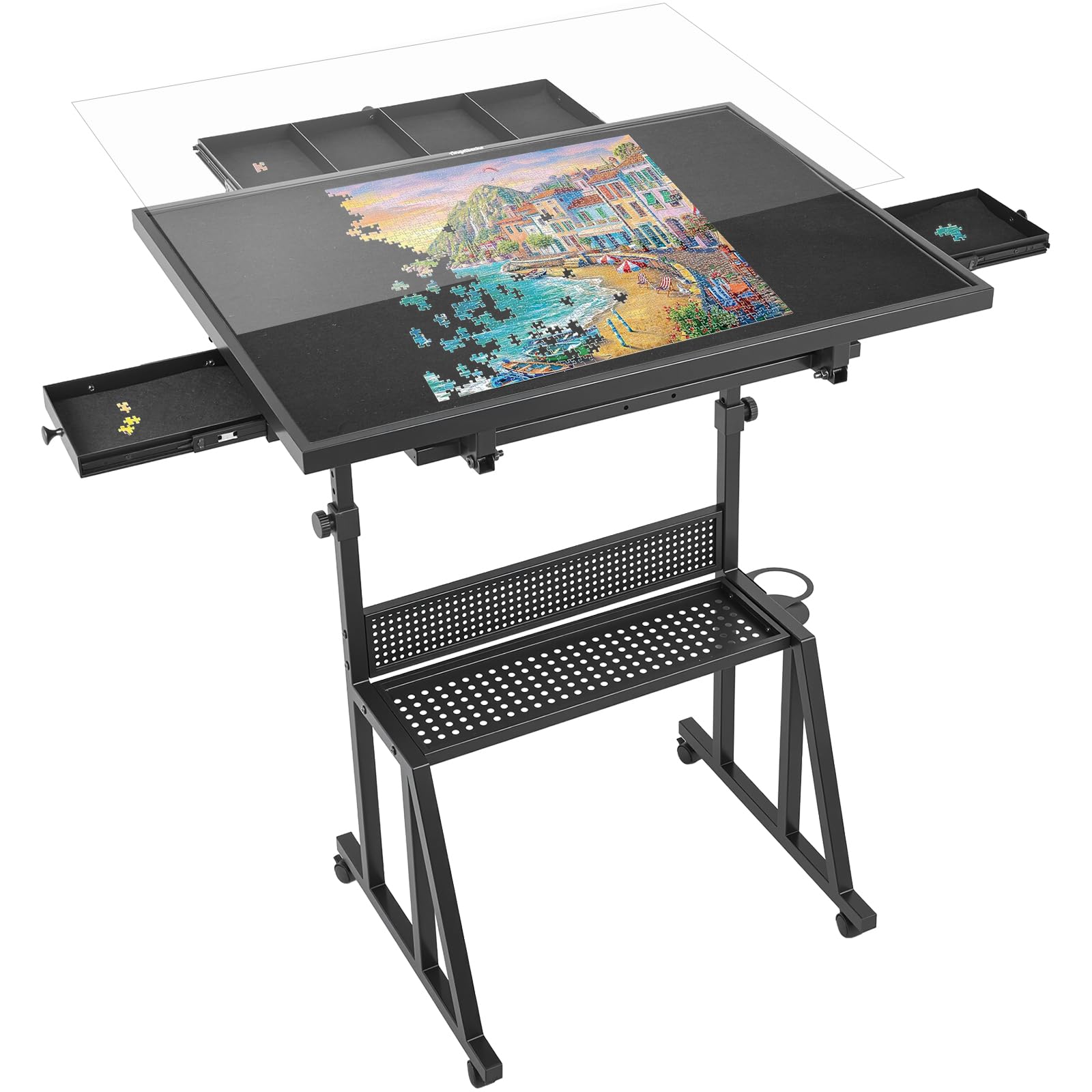 Becko Us 1500 Piece Tilting Puzzle Table