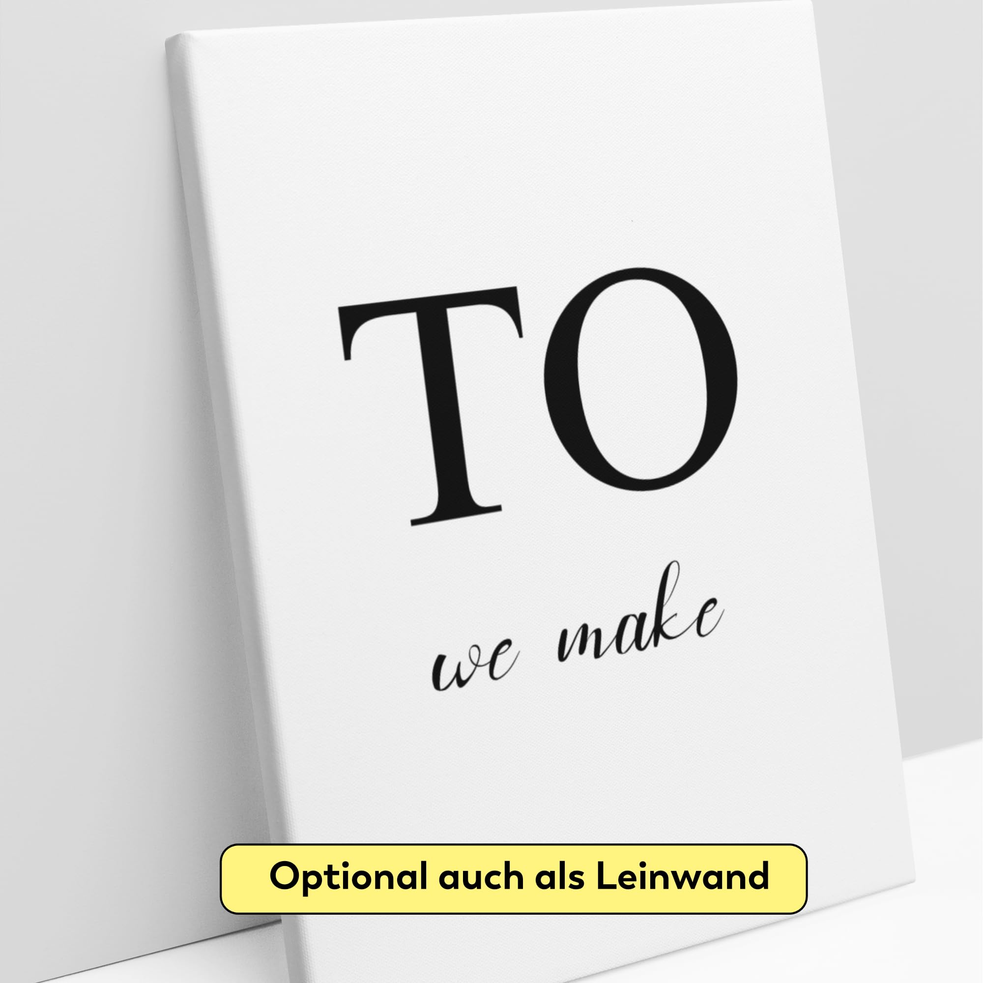 Deutsam 3er Poster Wandposter als Wohndeko für Wohnzimmer, Schlafzimmer, Flur oder Büro auch als Leinwand erhältlich (Together, 50x70cm)