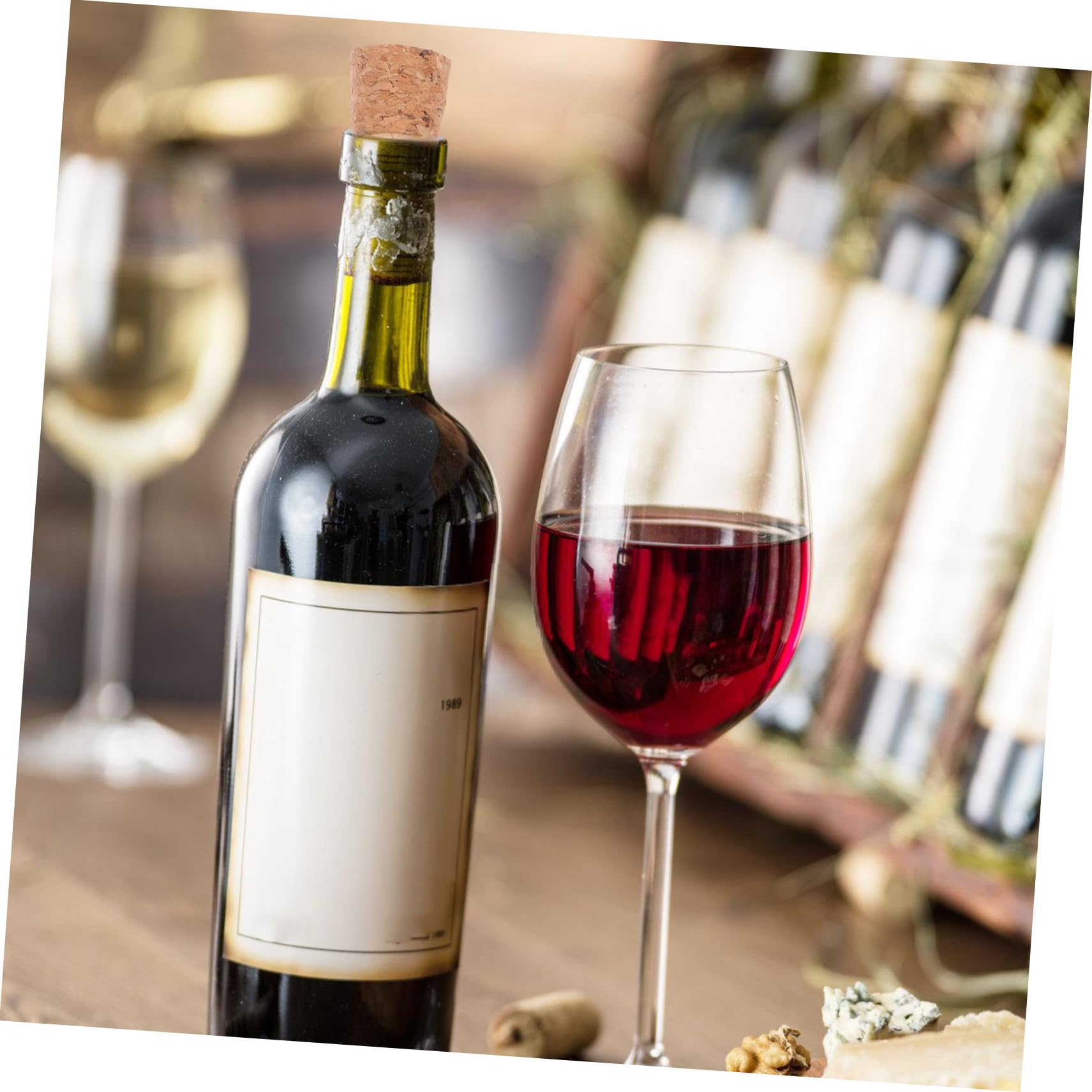 Hemobllo 100 Pezzi Tappi di Sughero Conici per Bottiglie Tappi Sostitutivi per Vino con Ermetico Adatti Bottiglie di Vino e Contenitori