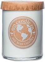 Vista 63 de ECO CANDLE CO. Vela reciclada, Pastel de Ron y Caramelo, 26 oz. - Aromas de Caramelo, Ron, Arce, Almendra, Pera y Vainilla - 100% Cera de Soya, Sin