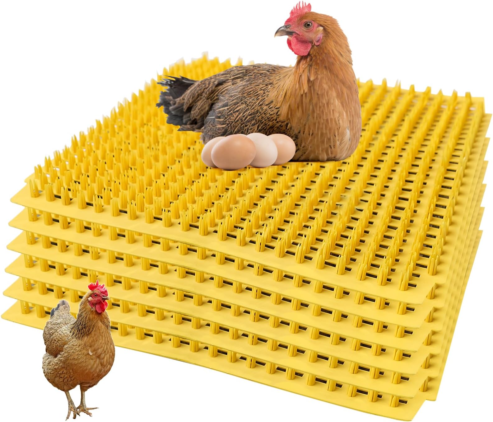 8 Waschbare Nistunterlagen Für Hühnerstall - Weiche Einstreu Für Nistkästen
