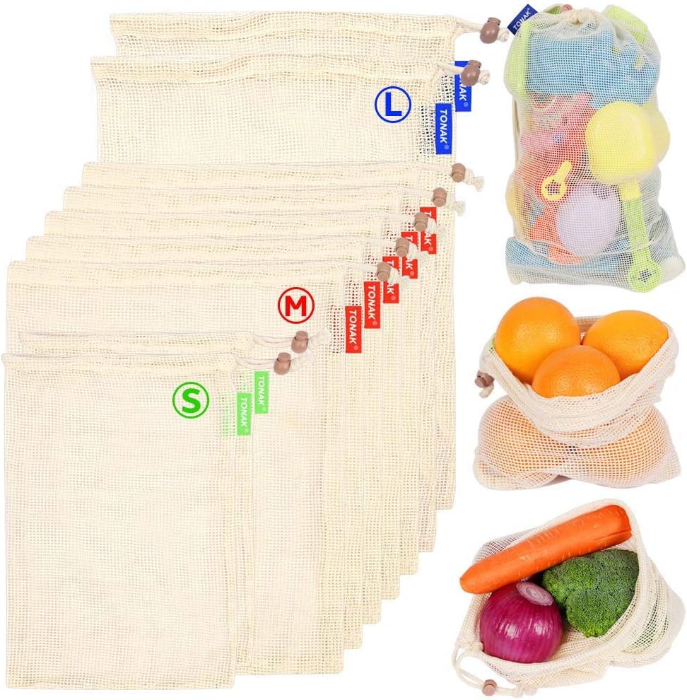 Cotton Reusable Produce Bags Small, Medium, Large Nigeria Ubuy