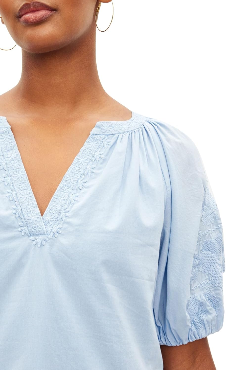 Velvet by Graham & Spencer Womens Chrissy Tonal Embroidery Dress - Image 4