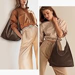 Tote Bag Hobo Handbags for Women Soft Vegan Leather Shoulder Bags Slouchy Tote Purses for Work Shopping