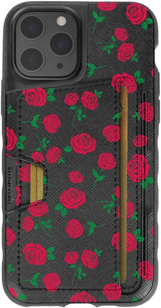 Smartish - Petalhead - iPhone 11 Pro Wallet Case - Wallet Slayer Vol. 2 [Slim + Protective] Credit Card Holder with Kickstand - Drop Tested Hidden Card Slot Compatible with Apple iPhone 11 Pro