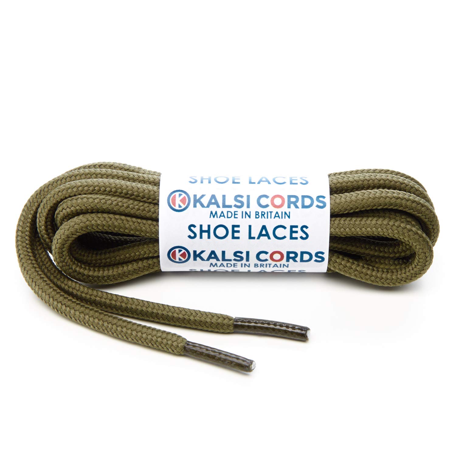 Kalsi CordsKhaki Olive Green 5mm Round Cord Shoe Laces Strong Durable  Rope Laces for Boots Trainers Sneakers Huge Choice of Sizes for Kids  Adults