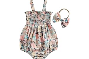Adorable Summer Baby Dress with Matching Headband