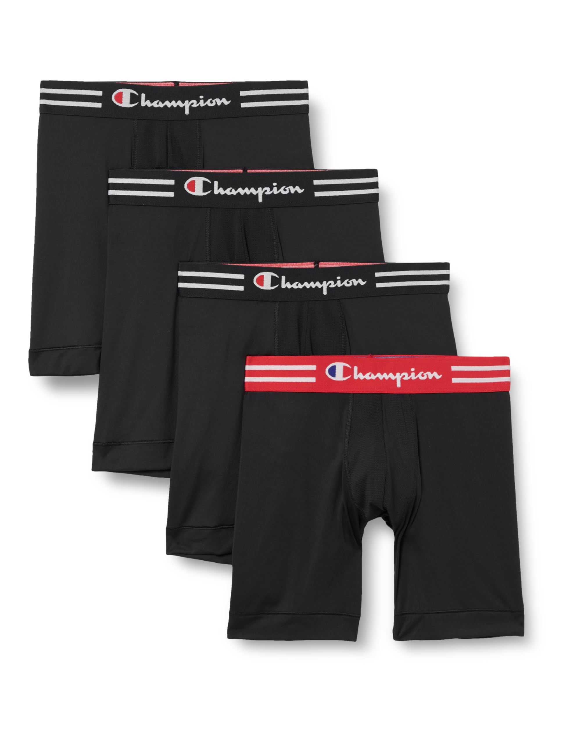 Champion Men's Everyday Active Lightweight Stretch Boxer Briefs - 4 Pack Boxer Briefs (pack of 4)