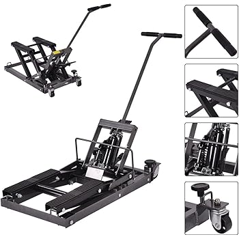 Amazon Com House Deals Motorcycles Floor Jack Auto Lift Motorcycle Atv Stand Quad Dirt Street Bike Hoist 1500 Lbs Automotive