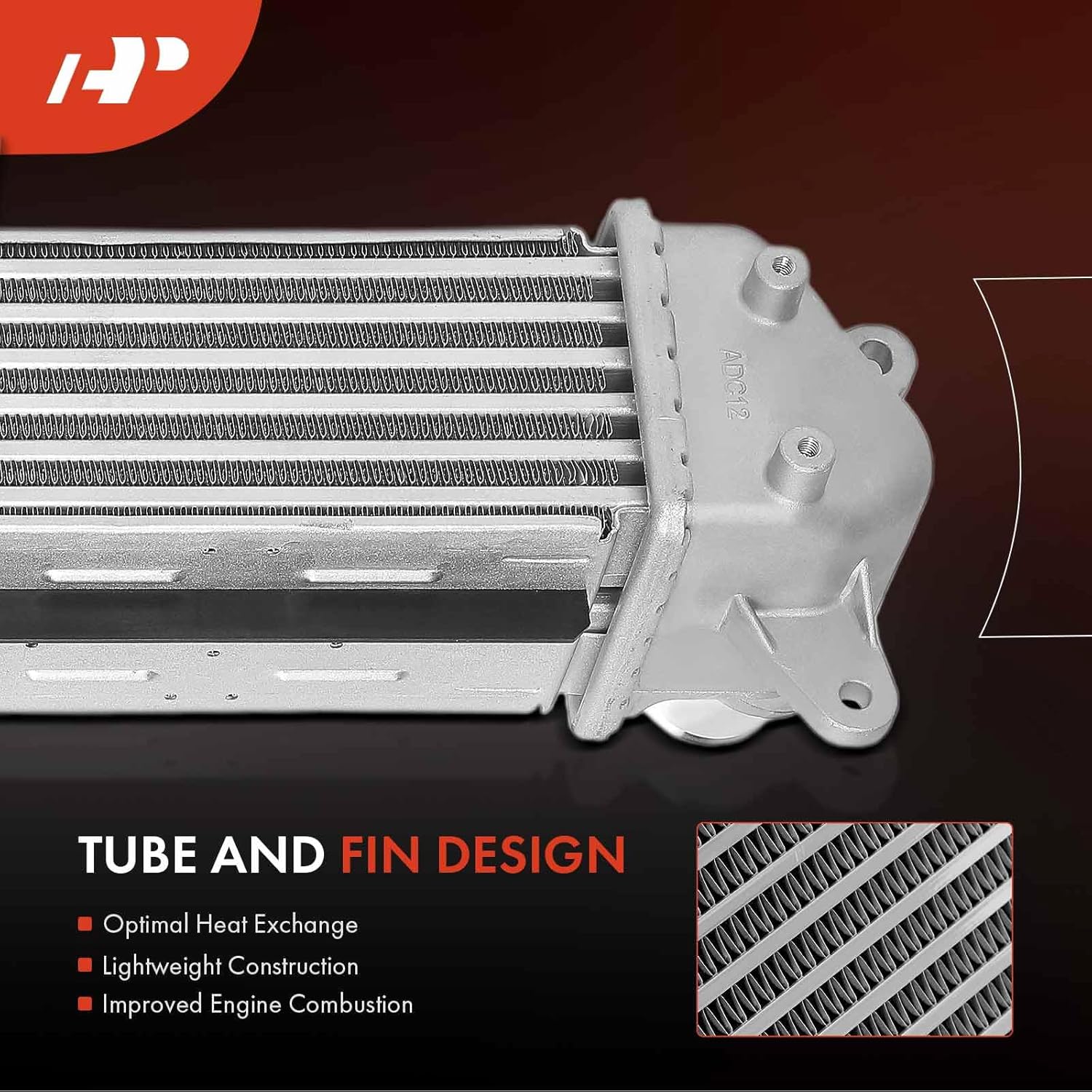 A-Premium Turbo Intercooler Charge Air Cooler Compatible with Hyundai Elantra GT 2018-2020, Veloster 2019-2021 & Kia Soul 2020-2022, Forte 2019-2024, 1.6L 2.0L