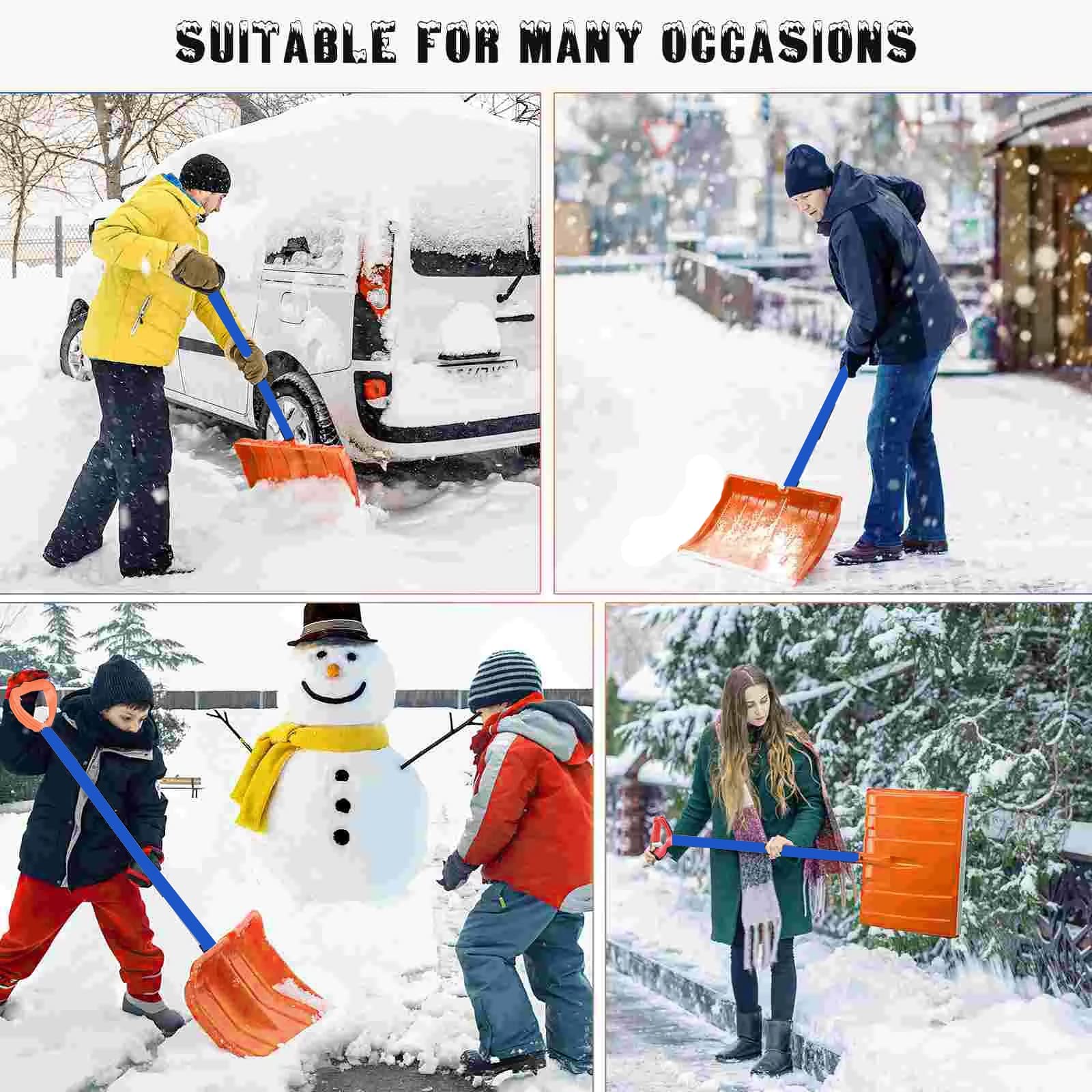 Amazon.co.jp: 雪かきスコップ、大きい 強化プラスチック 雪かき