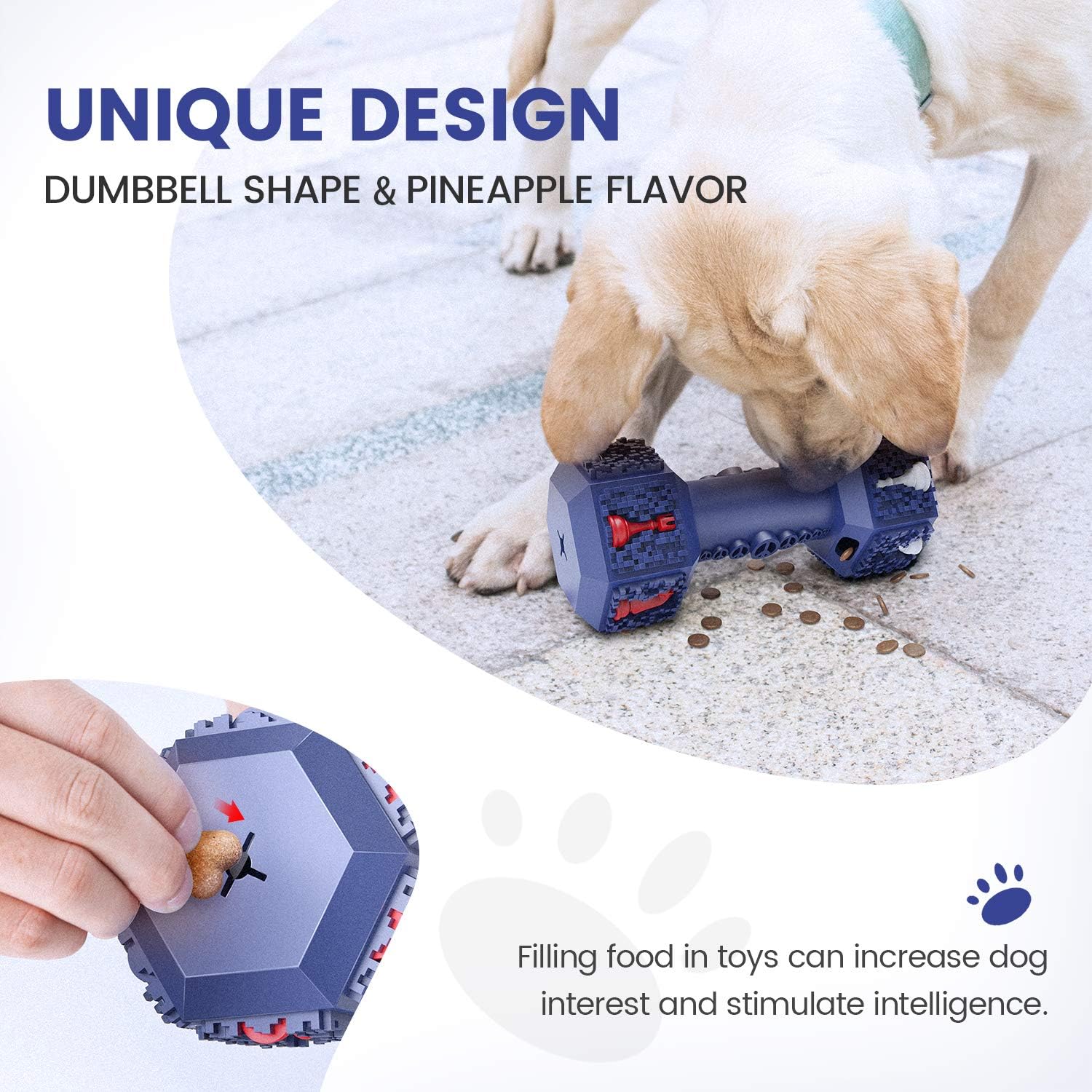 Juguetes para perros para masticadores agresivos, juguete masticable para perros grandes, juguetes indestructibles para perros grandes, juguetes de entrenamiento para perros grandes y