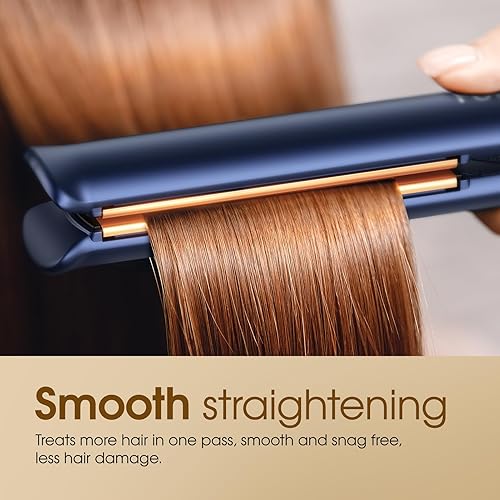 Miniatura 6 de FURIDEN Plancha alisadora y rizador de pelo 2 en 1, combo de plancha rizadora, crea rápidamente cabello liso u ondulado, 1 pulgada