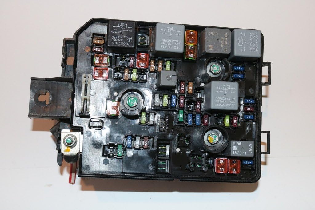 13-15 Buick Encore 1.4L Turbo Under hood Relay Fuse Box Block Panel #2846