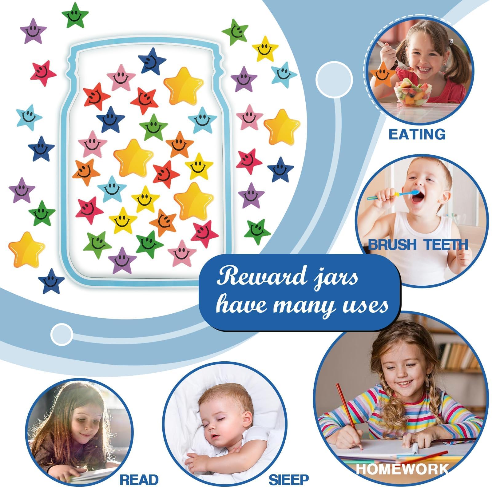 Positive Reinforcement System Magnetic Rewards Jar For Kids - Behavior ...