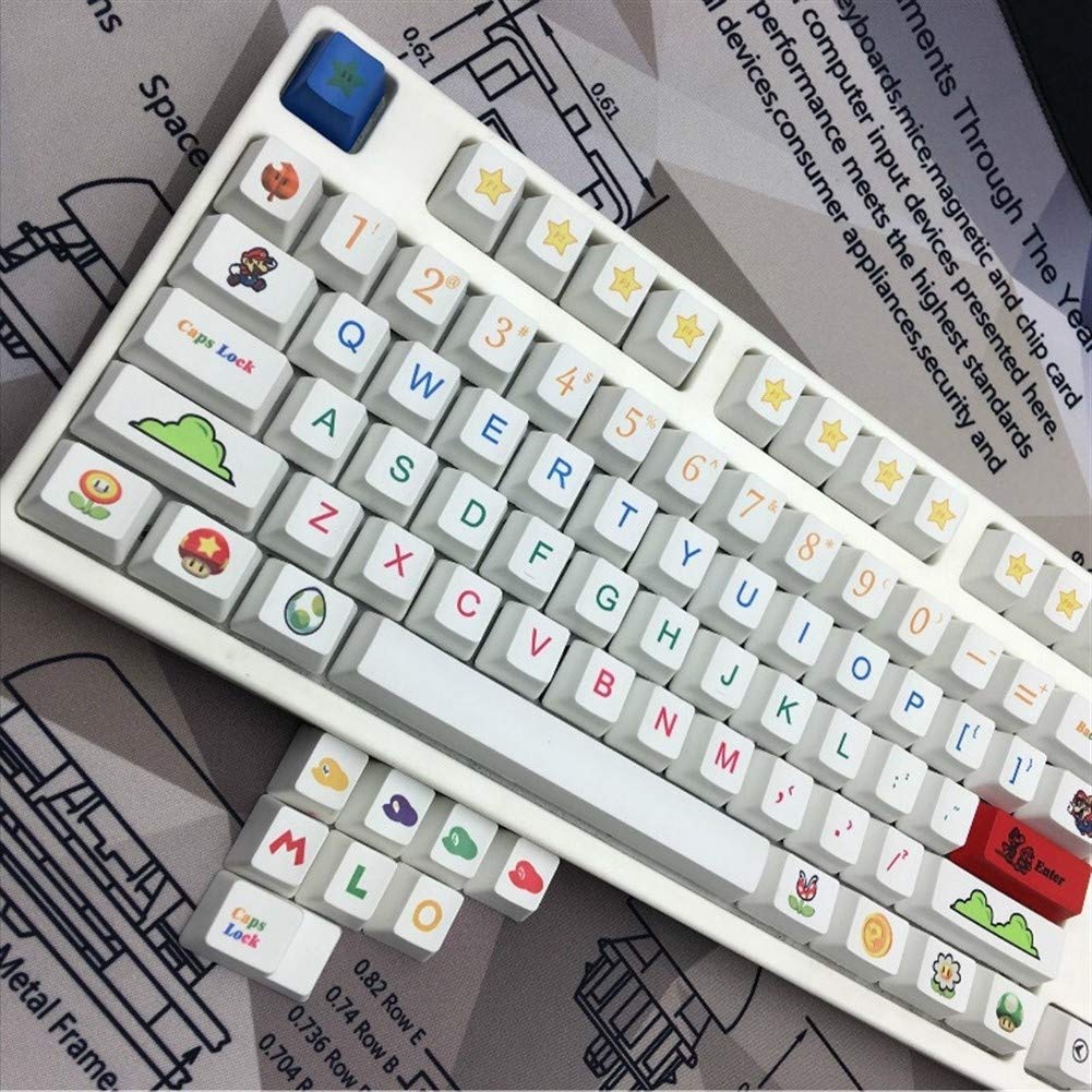 Amazon | メカニカルキーボードのキーキャップ 112pcs /パック身長熱 