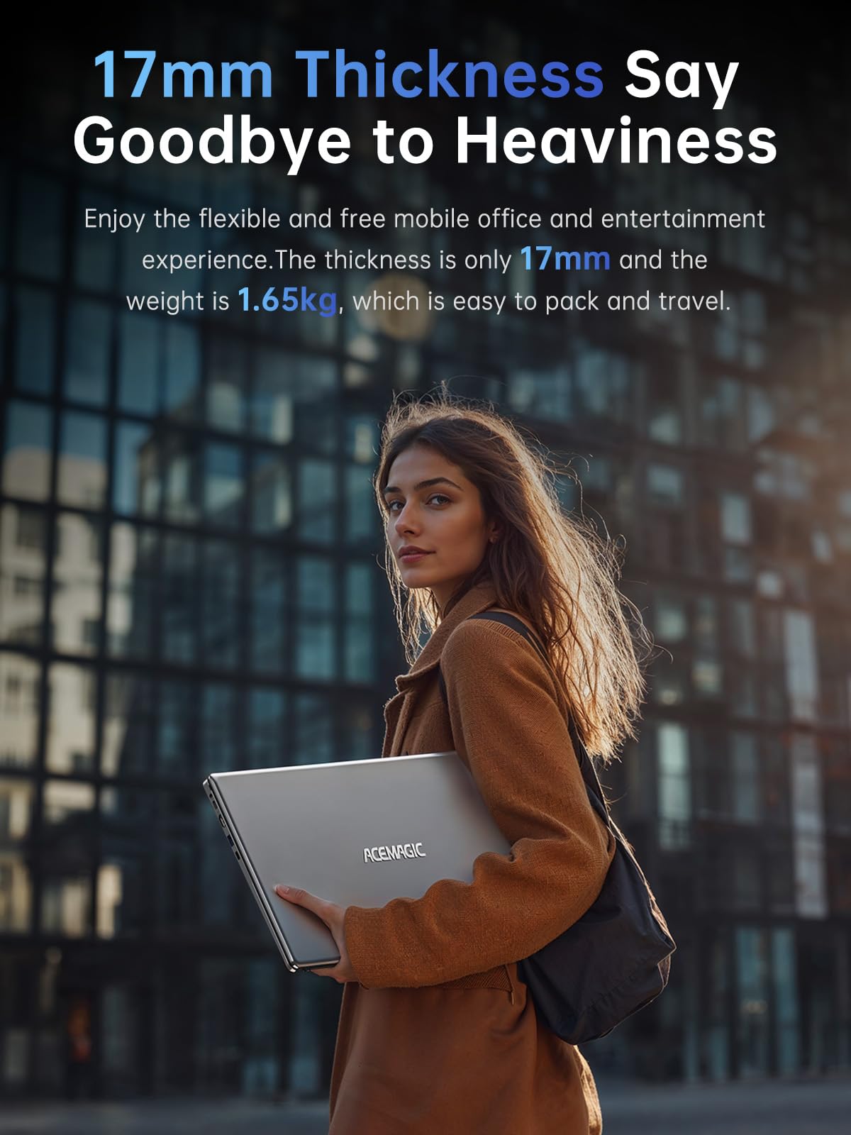 ACEMAGIC Portatile da 15,6 pollici - Processore Intel N150 fino a 3,6 GHz (N97/N100/N95), portatile business, 16 GB di RAM DDR4, SSD da 512 GB, supporto 1080p, scheda TF, Wi-Fi, Bluetooth 5.0