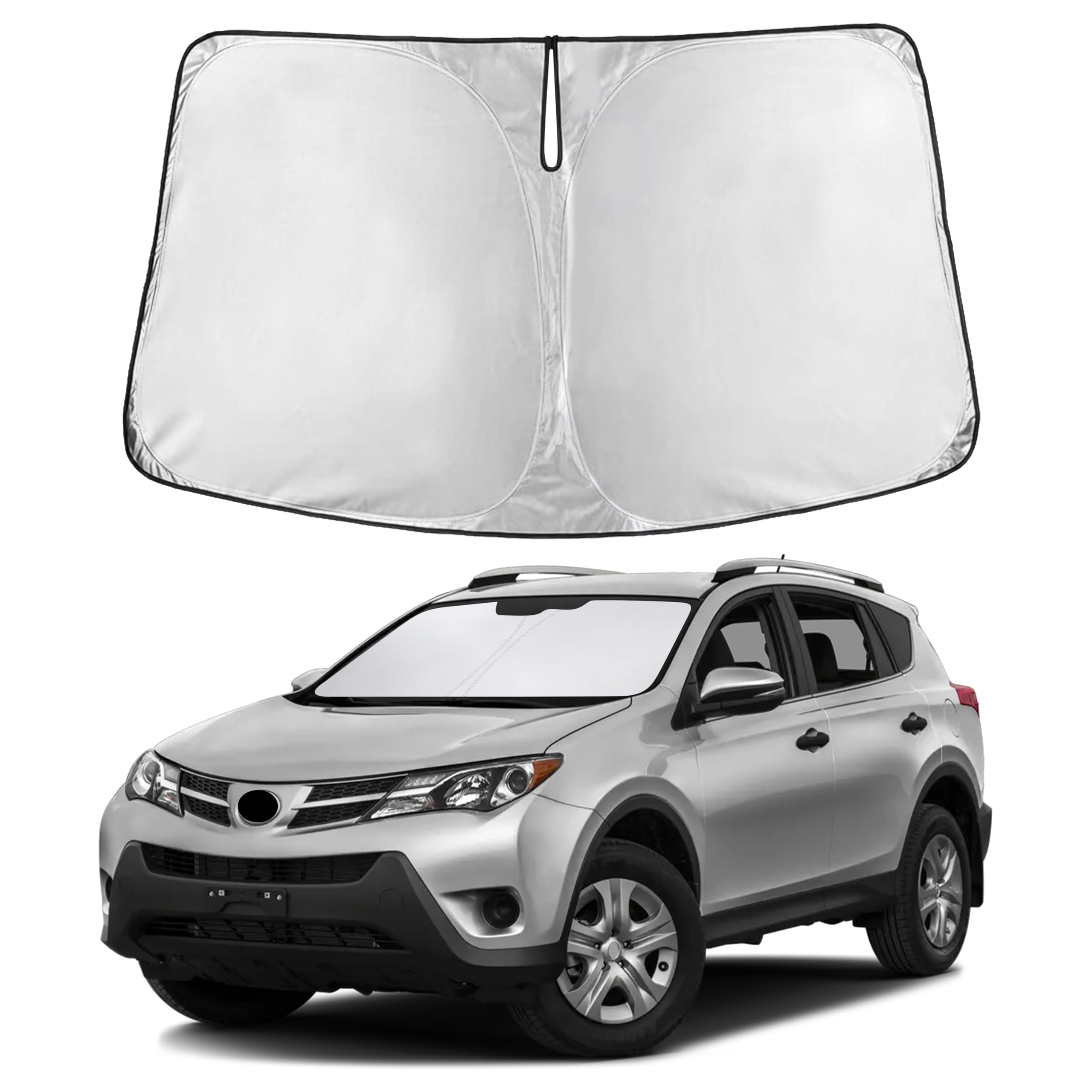 Autovir Windshields Sun Shade Fit for 2013-2016 2017 2018 Toyota RAV4