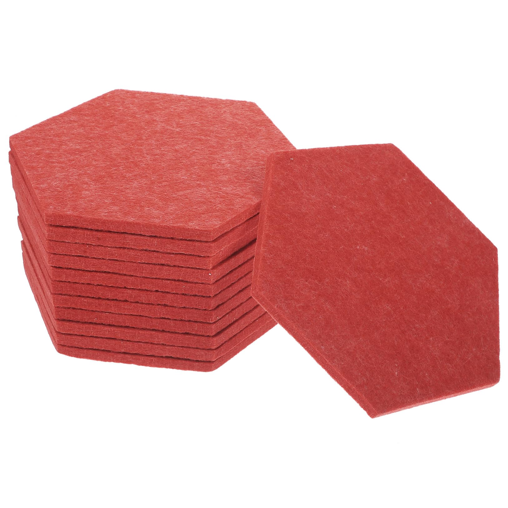 Panneaux feutre hexagonaux UKCOCO lot de 12 tapis isolant sonore et tableau message pour mur