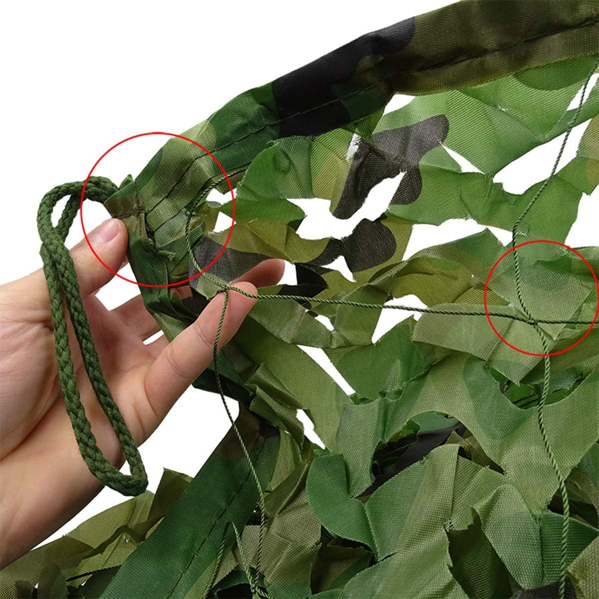 GCX- Rollos de Red de Camuflaje, Sombra de Caza de Tela Oxford, Red de Camuflaje for Sombra al Aire Libre observación de Aves de la Selva Multifuncional(8 * 10m(26.2 * 32.8ft))