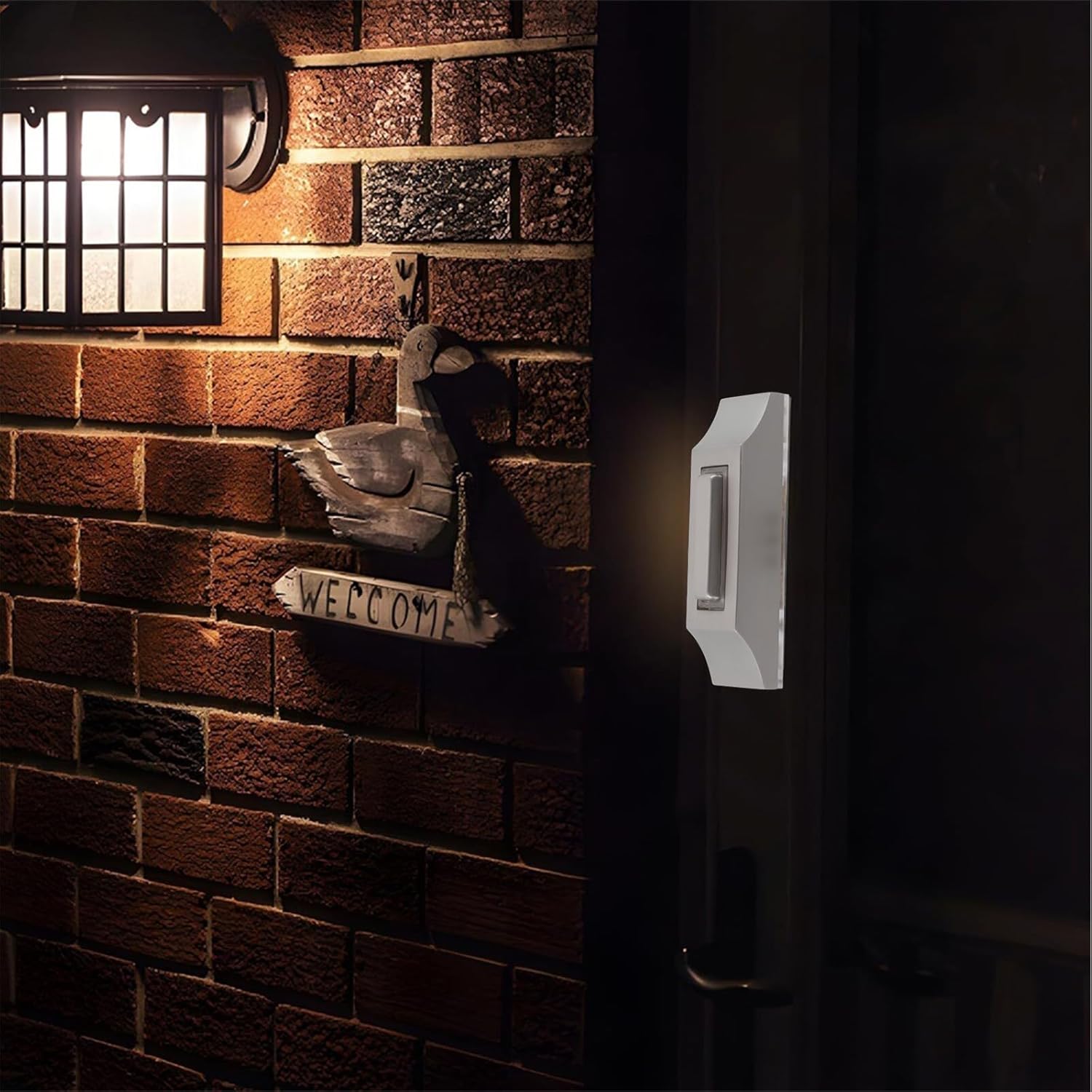 Energy Efficient LED Lighted Doorbell Button, Built From Zinc Alloy For Reliable Performance And Visibility