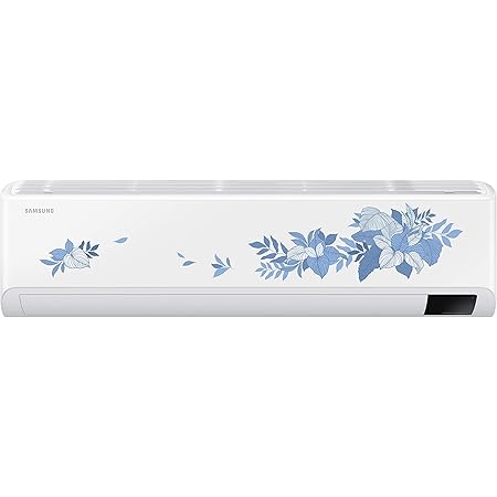 Samsung 1.5 Ton 5 Star Inverter Split AC (Copper, Convertible 5 in 1, HD Filter, 2021 Model, Floral pattern, AR18AYNYBTBNNA, White)