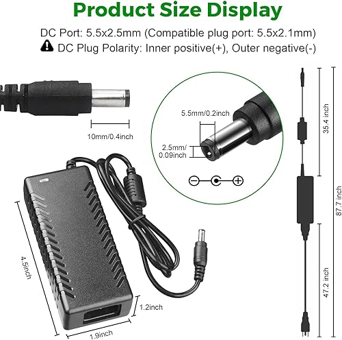 Miniatura 2 de Reemplazo de fuente de alimentación de 19 V para JBL Xtreme, JBL Xtreme 2, JBL Extreme 2, JBL Boombox, JBL Boombox 1 2, Harman Kardon Onyx Studio 5