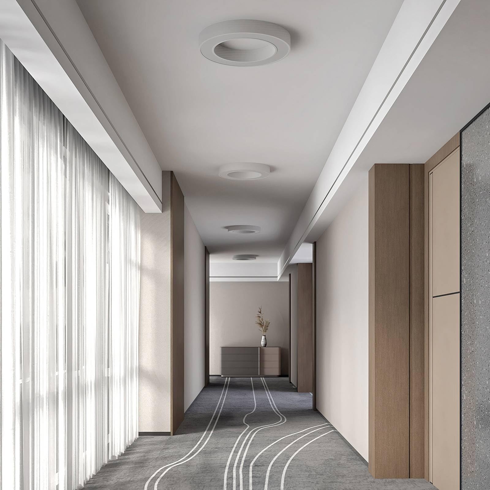 Arcchio LED Deckenleuchte Sharelyn (Modern) in Weiß aus Aluminium (1 flammig,) - Lampe Deckenlampe Küchenleuchte