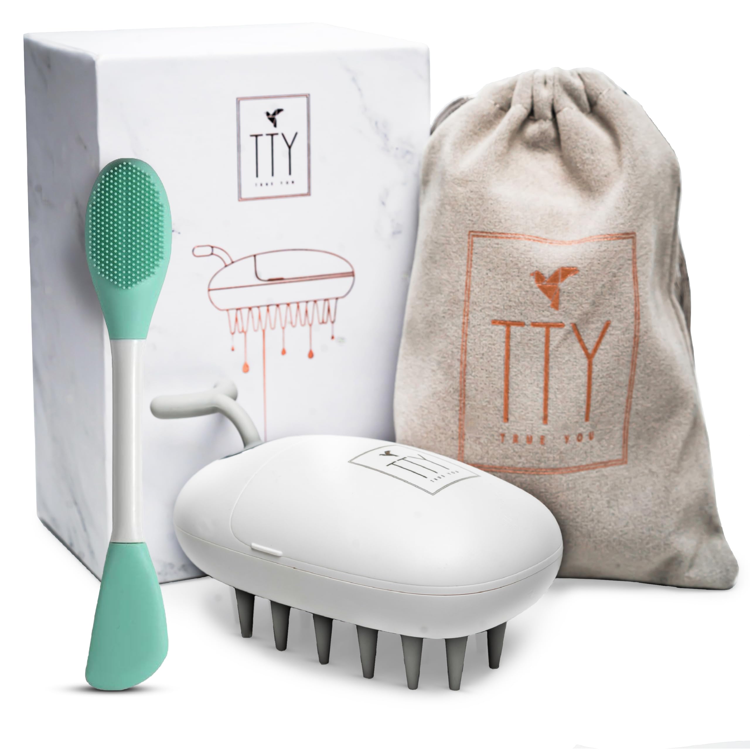 Hair Oiling Applicator TTY, Hair Oil Applicator for Serums and Oils, Scalp Applicator Comb, Exfoliator Brush for Scalp Massage, Stimulates Hair Growth