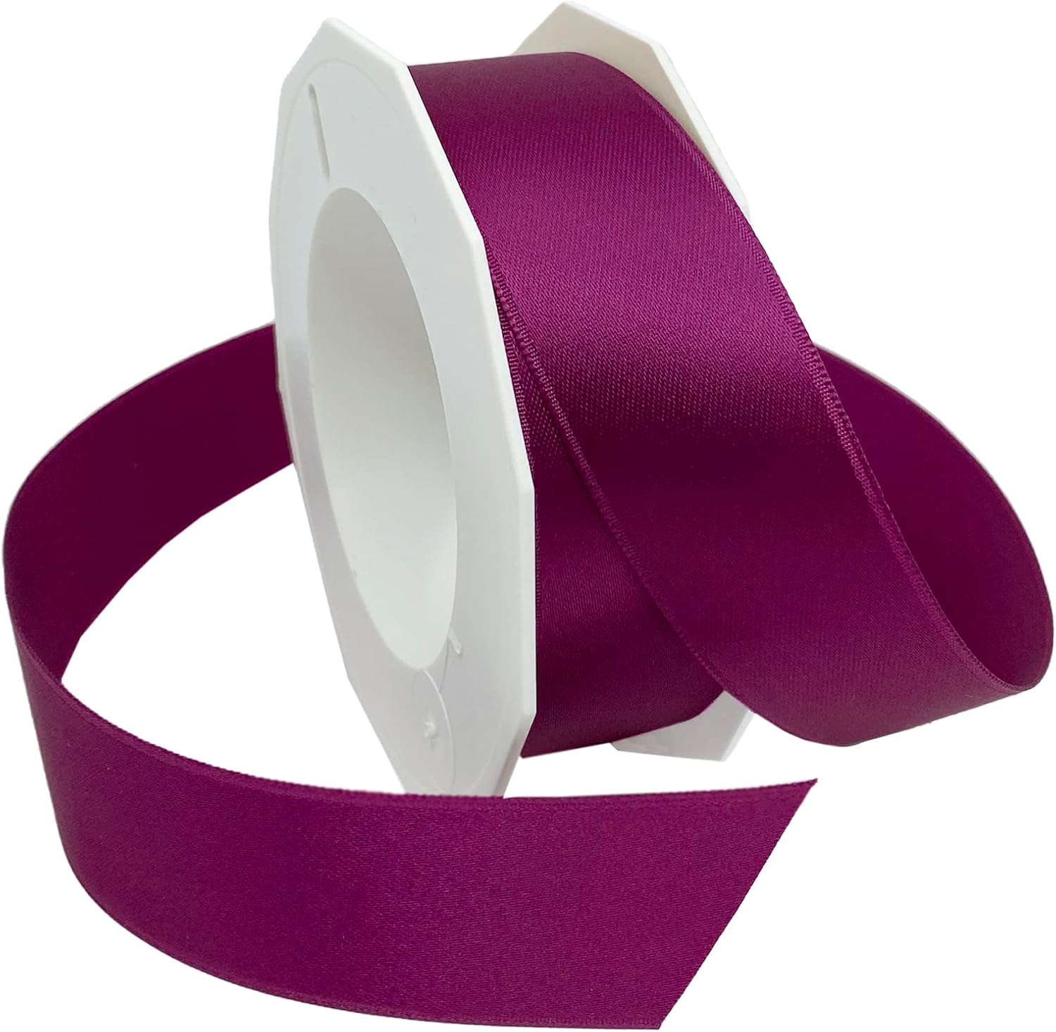 Amazon.com: Morex Ribbon DF Swiss Satin Ribbon 1 inch x 10 Yards ...
