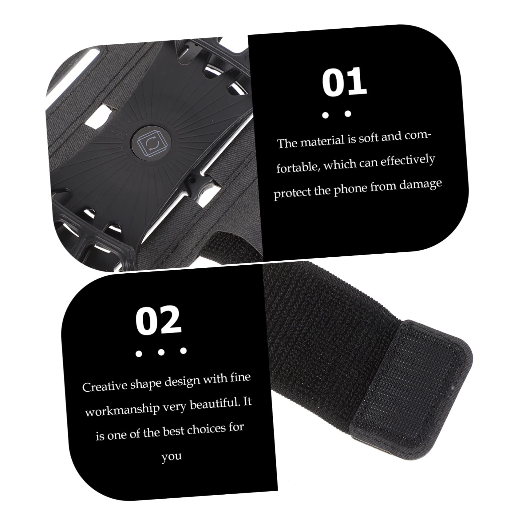 UKCOCO 5piezas Brazalete Deportivo para Móvil Soporte De Mano para Correr y Entrenar Compatible Smartphones Material y Resistente para Ejercicio Al Aire