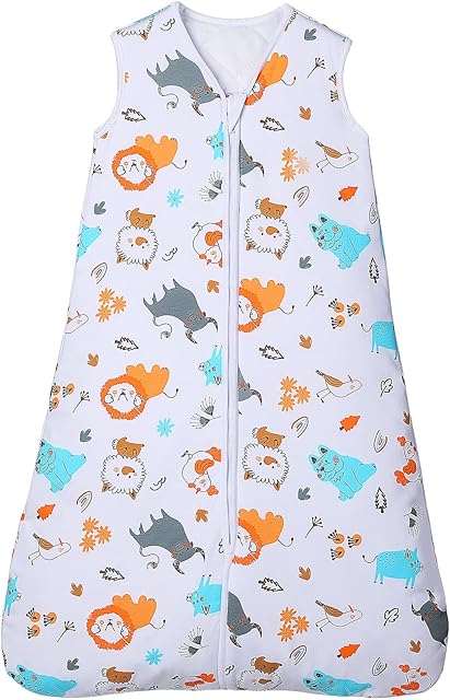 Lictin Baby Sleeping Bag 2.5 TOG, Winter Baby Sleep Sack, Swaddle Wearable Blanket with 2-way Zipper, with Adjustable Length 63-83cm for Infant Toddler 3-18 Months