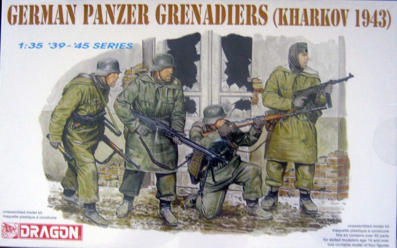 Amazon.com: Dragon 1:35 German Panzer Grenadiers (Kharkov 1943