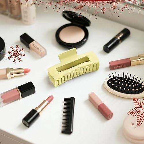 Miniatura 12 de TOCESS Paquete de 8 pinzas grandes para el cabello para mujer, pinzas de garra grandes para cabello fino y rizado, agarre fuerte de los años 90