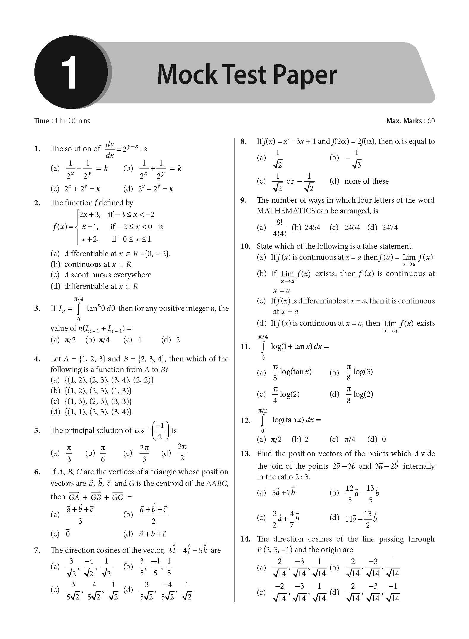 MTG 15 Years Karnataka CET Chapterwise Solutions Mathematics - Karnataka CET Engineering Entrance Exam Books 2023 1