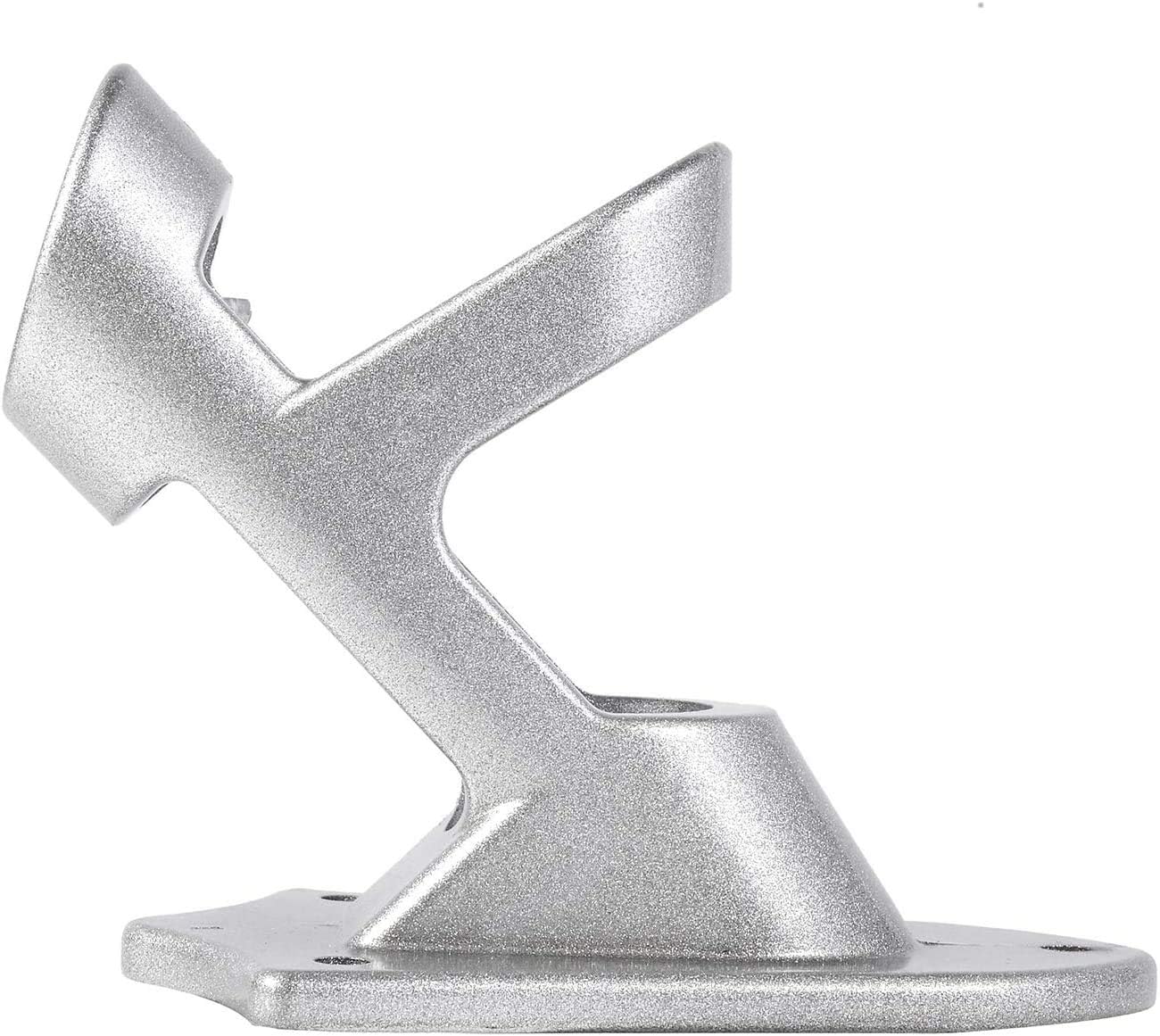 PARTAKER Flag Pole Holder Mounting Bracket, Two-Position American Flag Pole Holder Bracket - Aluminum with Rust Free Coat, 1'' Inner Diameter (Silver)