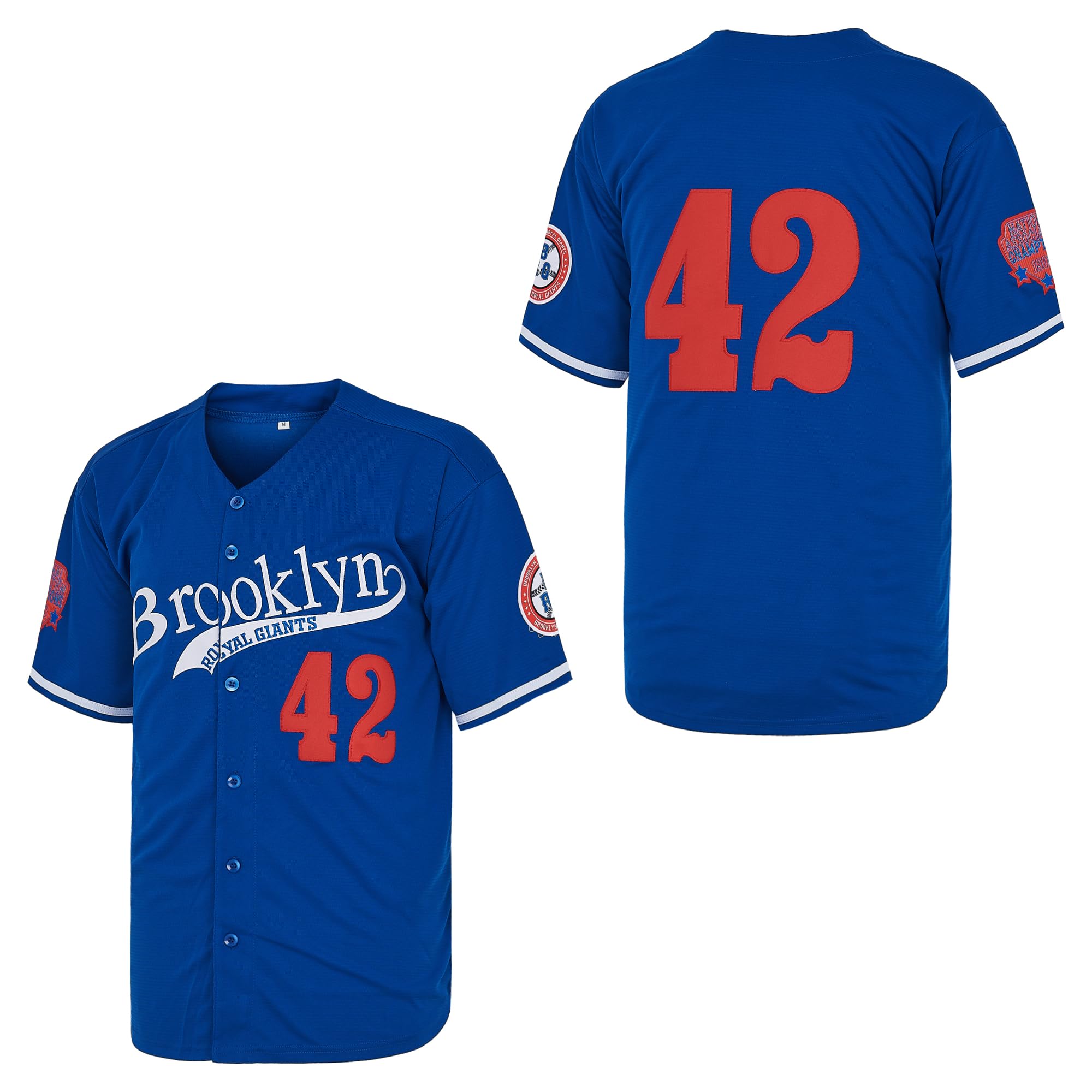 Maillot de baseball à manches courtes pour homme 42 Legend, style hip-hop des années 90