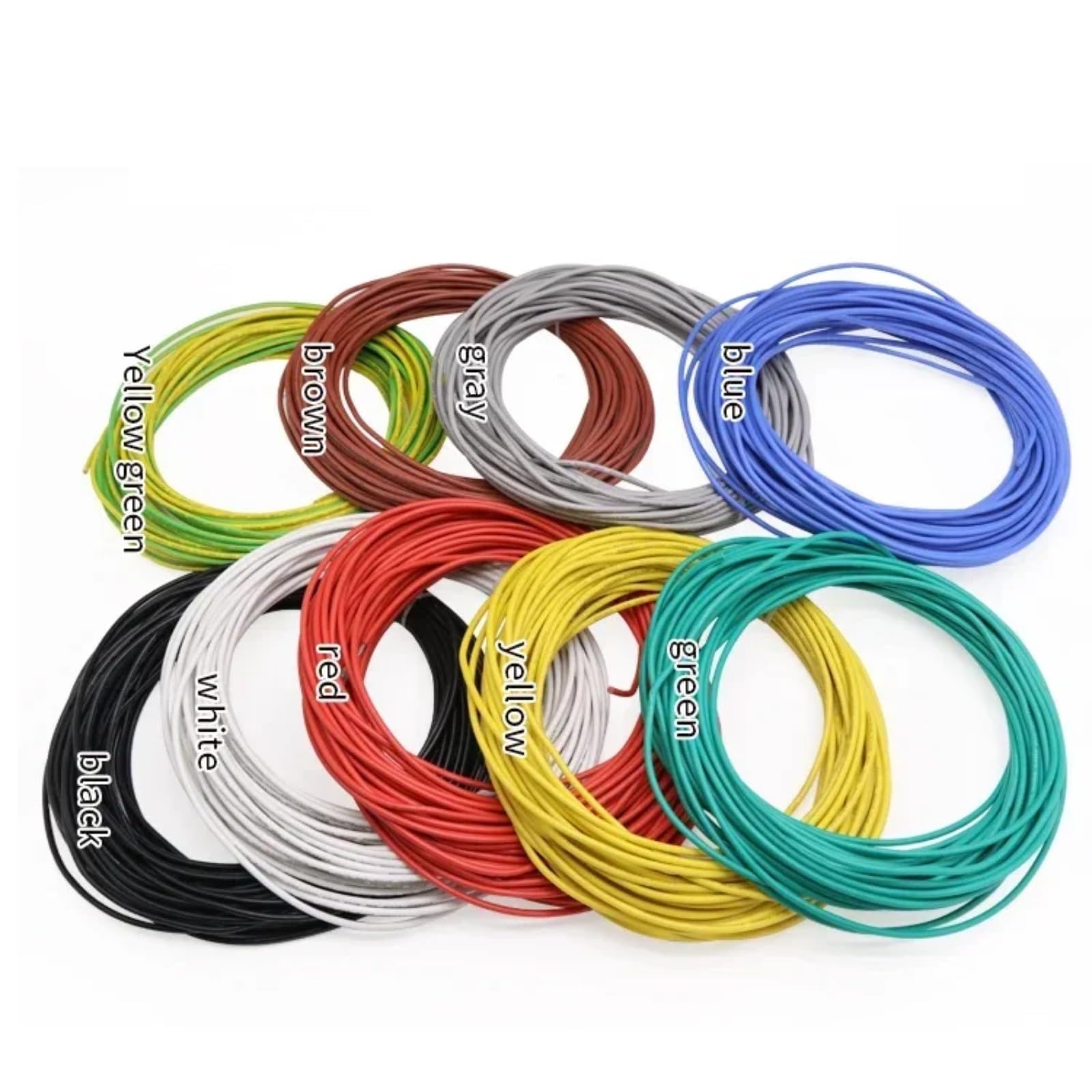2/5/10M UL3135 Wire 30 28-12 10 AWG Cable Circuitos(Black; 10 meters; 10AWG)