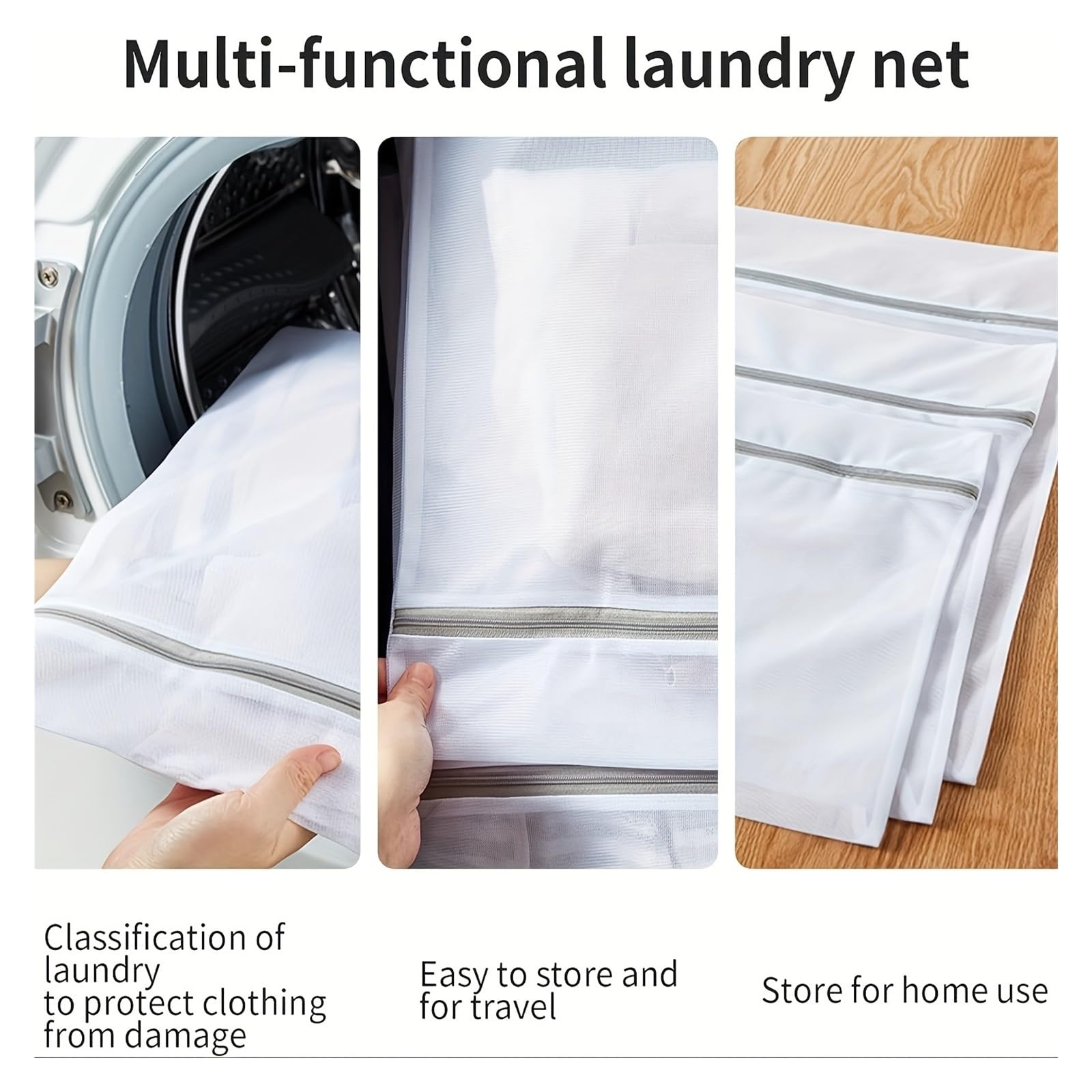 10 Pack Household Laundry Bags for Machine Washing, Coarse and Fine Mesh Protection, Underwear and Bra Cleaning Für Kleidung