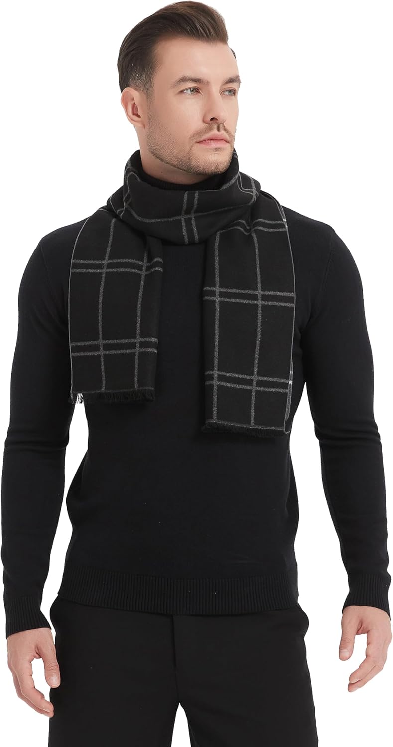 EP Mode Men's Winter Scarf, Cashmere Feel, Super Soft & Warm - Image 2