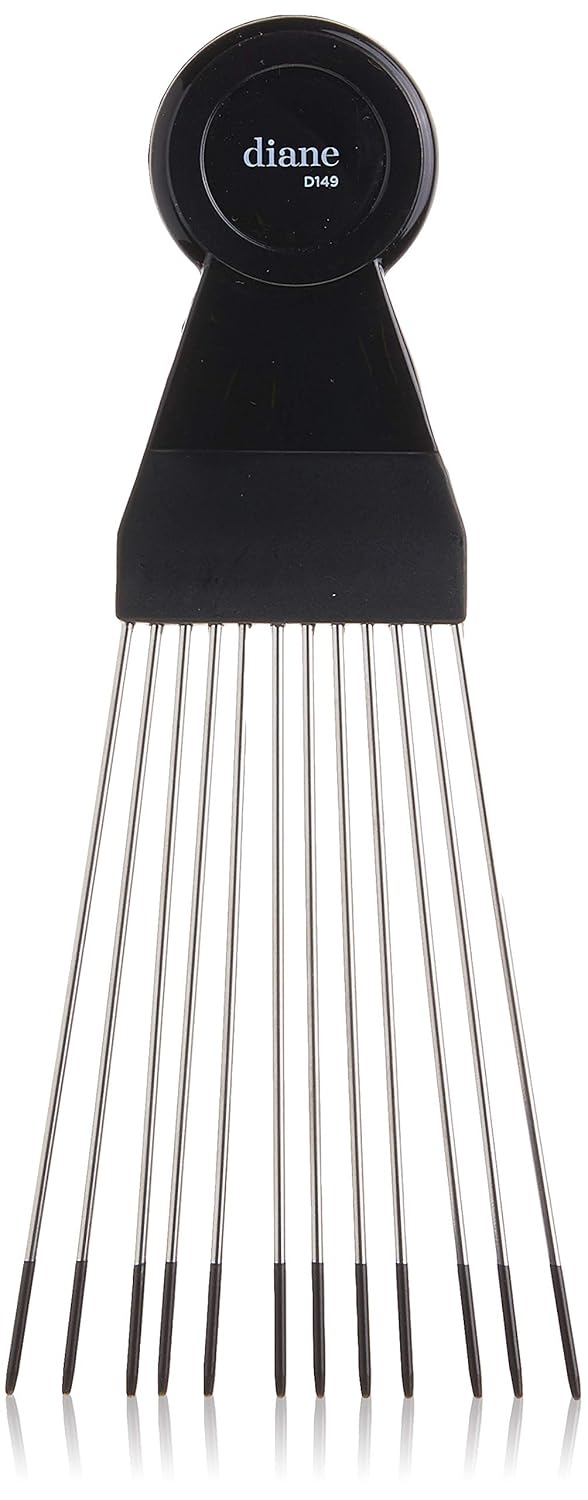 Diane Fan pik comb, Black, Large (D149) : Beauty & Personal Care